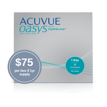 Load image into Gallery viewer, ACUVUE OASYS® 1-DAY with HydraLuxe™ 90pk