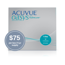 Load image into Gallery viewer, ACUVUE OASYS® 1-DAY with HydraLuxe™ 90pk
