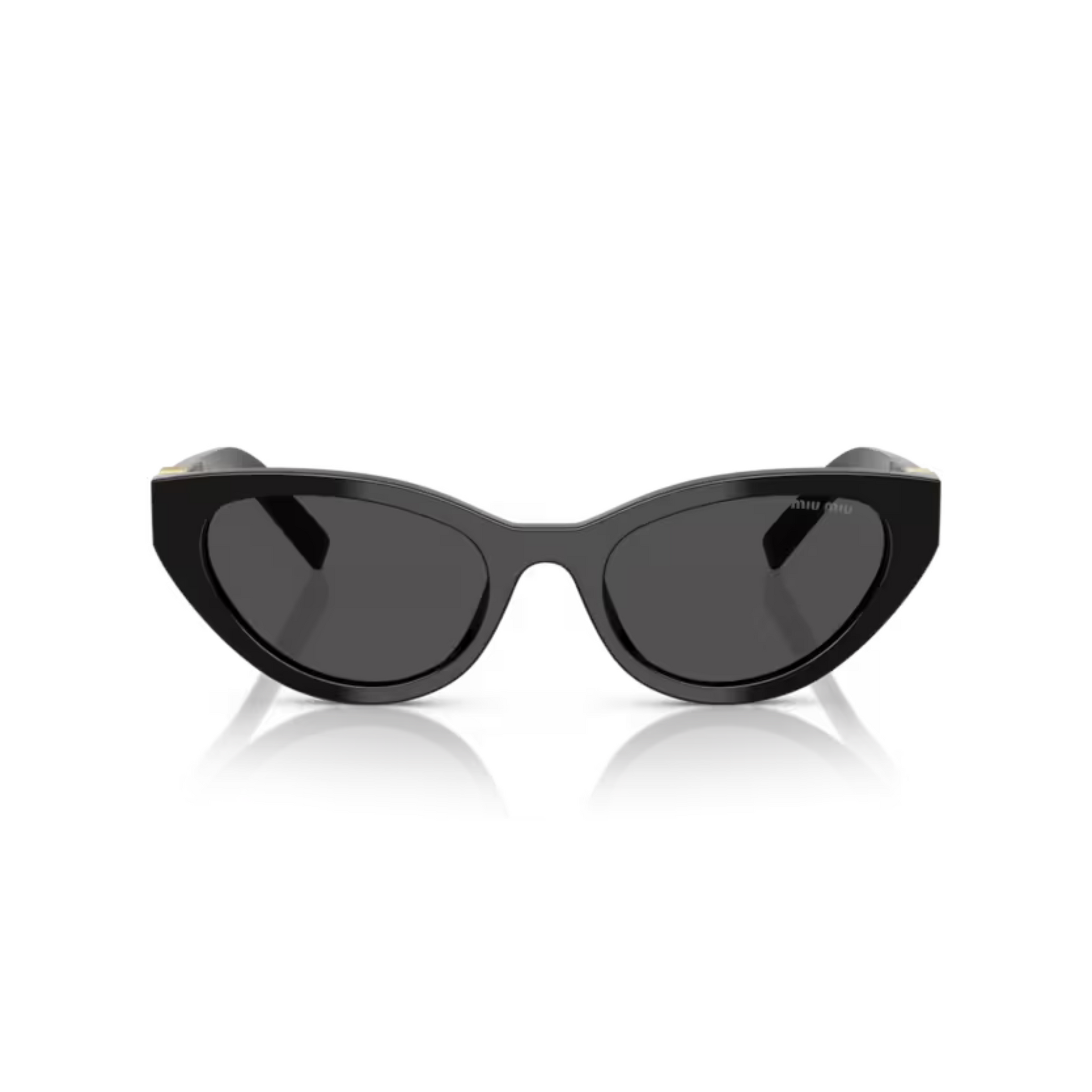 miuさま MIU MIU MU 56ZS ZVN5S0 Gold Dark Grey Lens Women Sunglasses