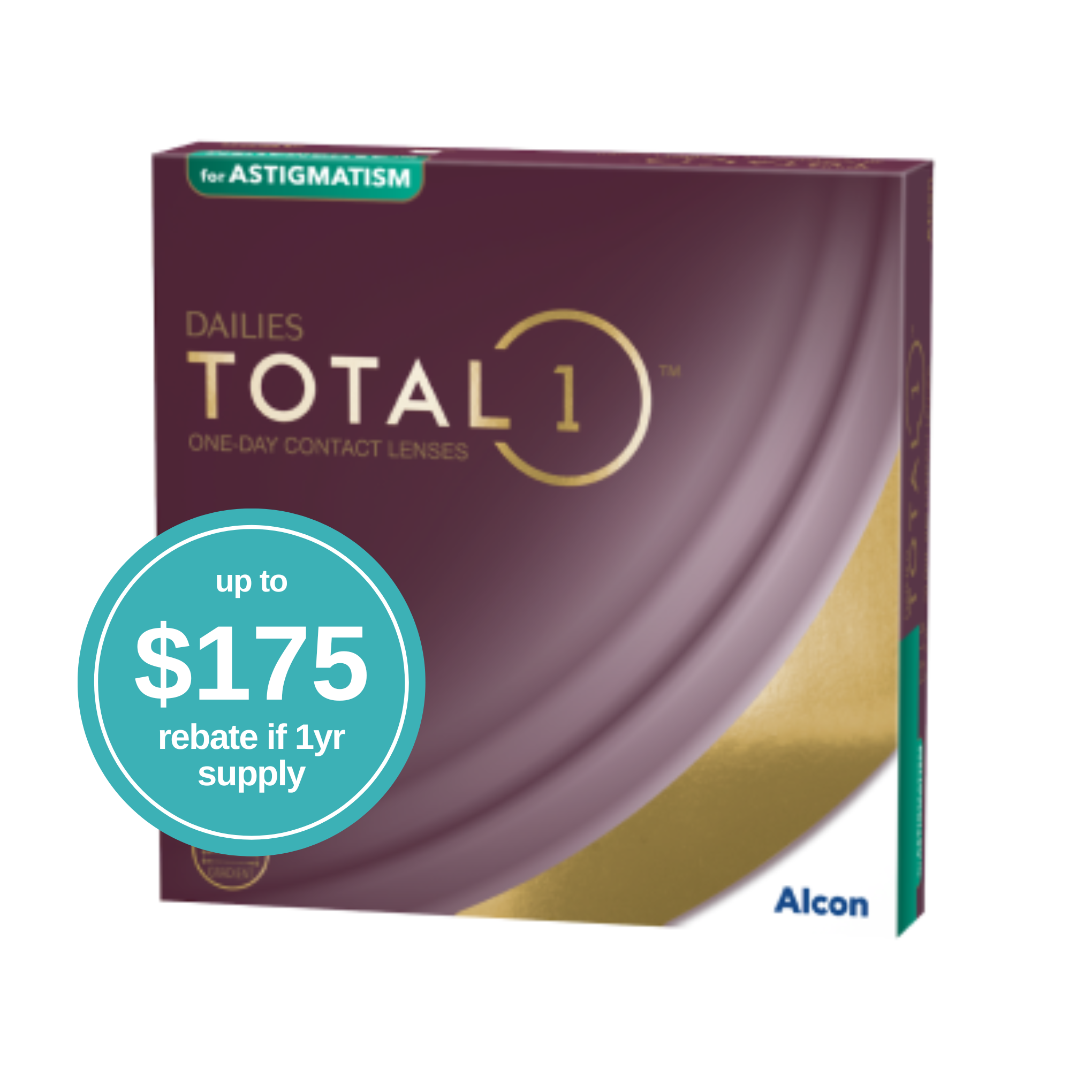 DAILIES TOTAL1® for Astigmatism