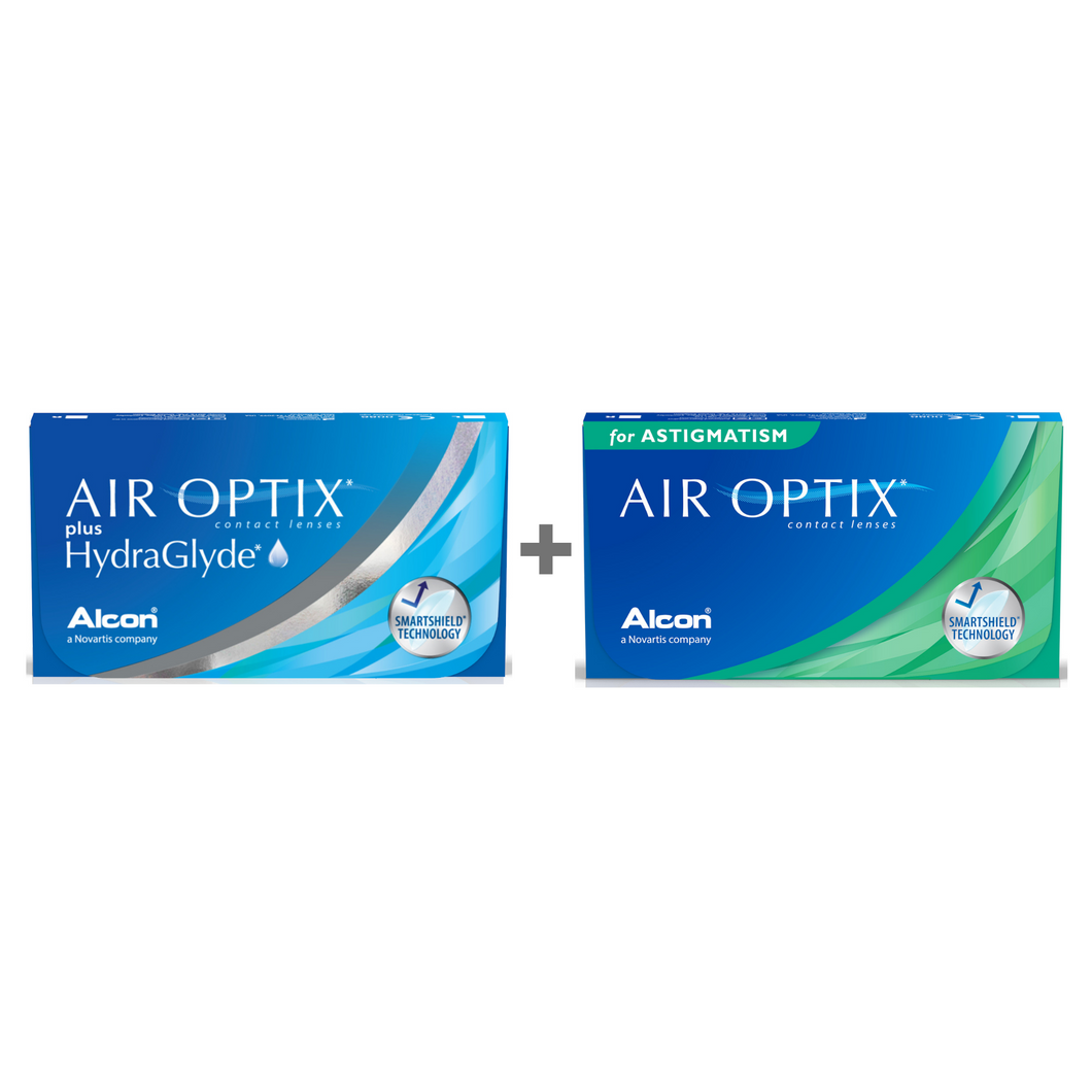 AIR OPTIX® + AIR OPTIX® for Astigmatism