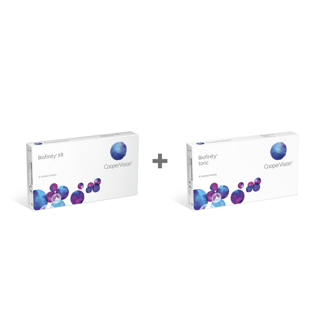 Biofinity® for Astigmatism + Biofinity® XR