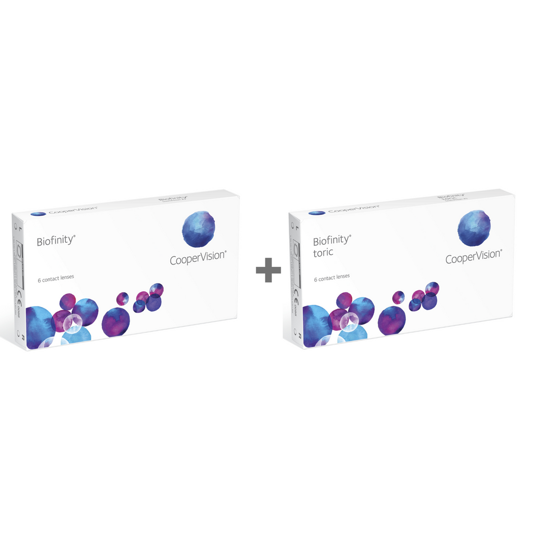 Biofinity® + Biofinity® for Astigmatism