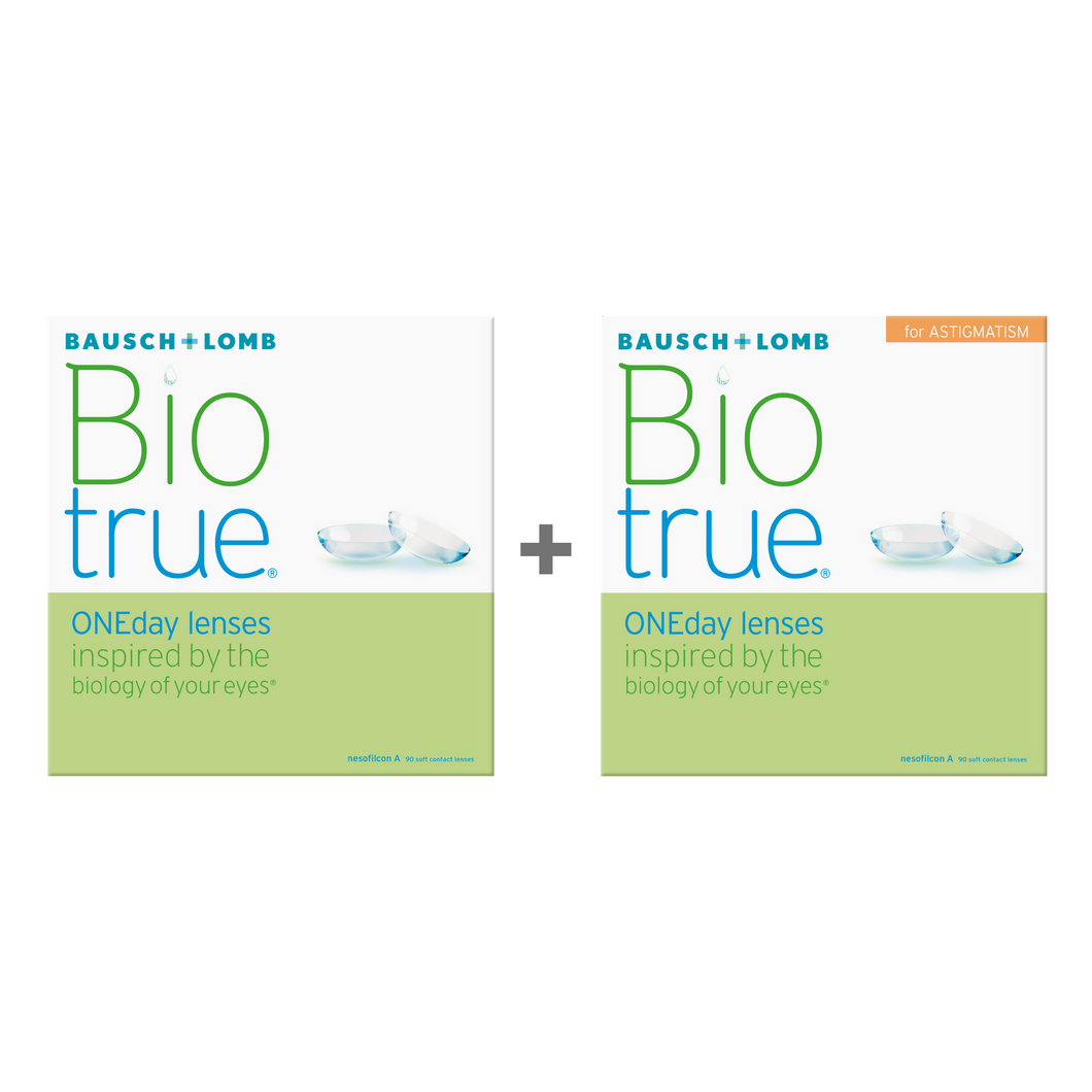 Biotrue® ONEday + Biotrue® ONEday for Astigmatism